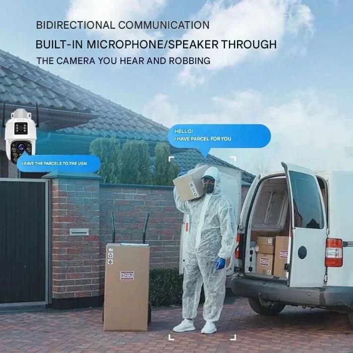 Outdoor Security Camera | Solar Powered | Motion Alerts Night Vision | DualGuard - Image 2