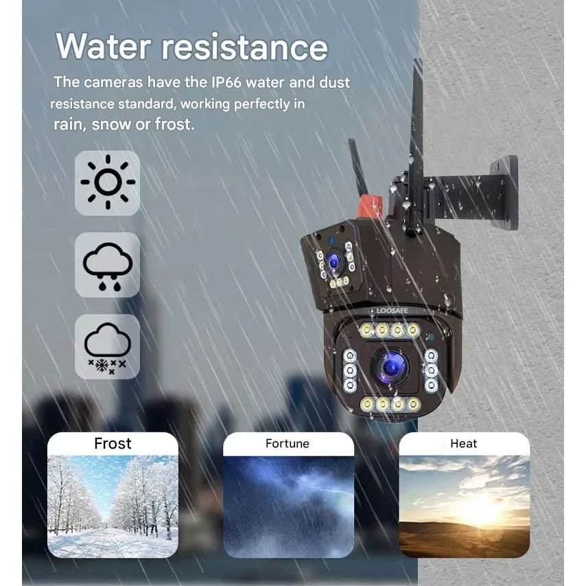 Outdoor Security Camera | Solar Powered | Motion Alerts Night Vision | DualGuard - Image 3