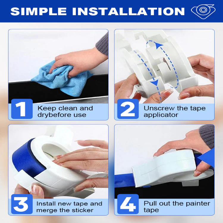 Painter’s Tape Applicator | Clean Paint Edges | Precision Tool | Mess-Free Results | Linezy - Image 3