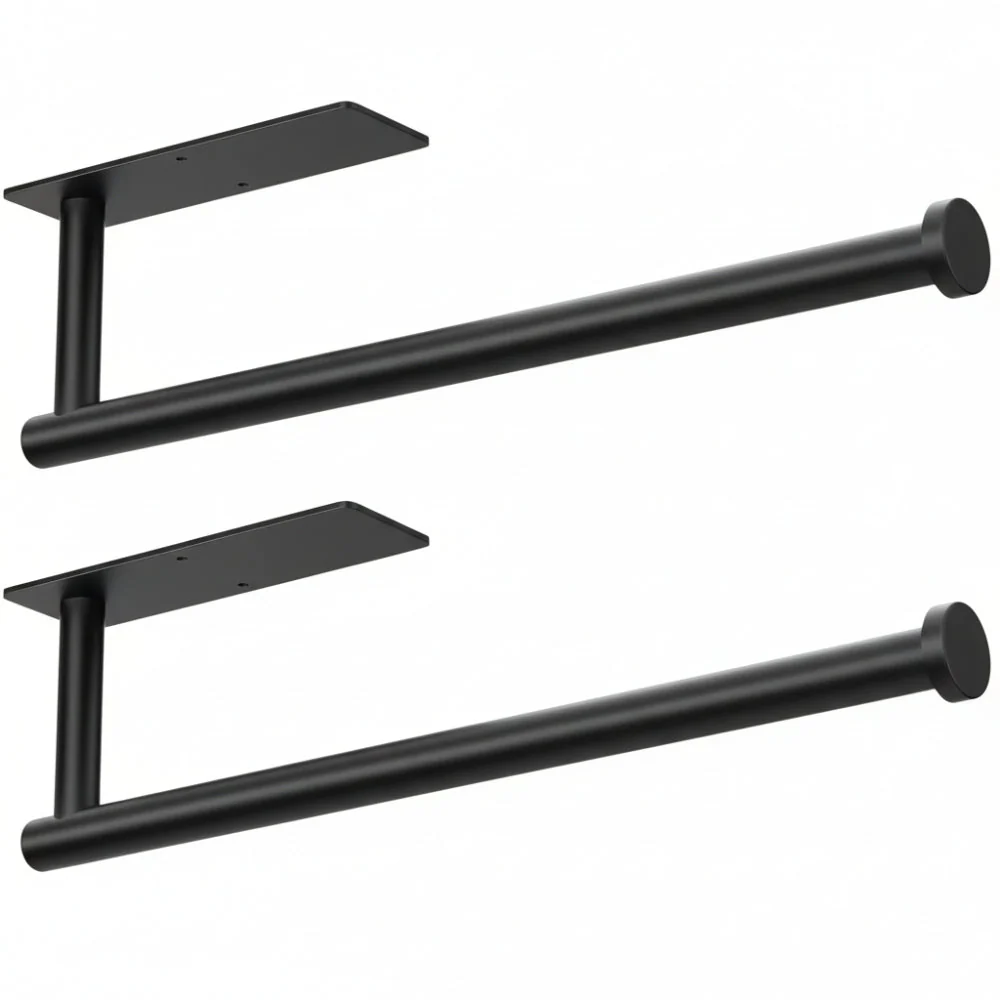 Paper Towel Holder | Space-Saving Kitchen Organization | Wall Mounted Stainless Steel Rack | MountEase - Image 2