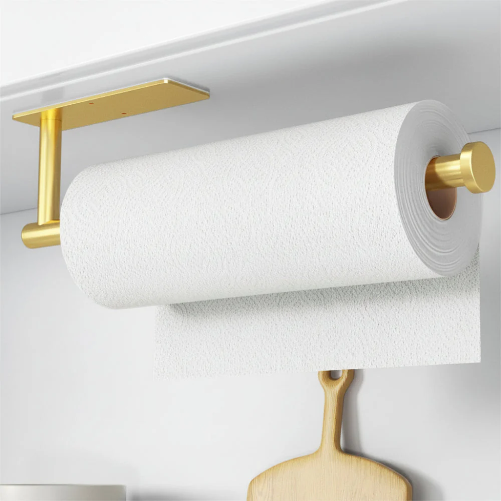 Paper Towel Holder | Space-Saving Kitchen Organization | Wall Mounted Stainless Steel Rack | MountEase - Image 3