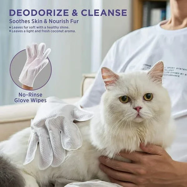 2+2 FREE | PawBreeze™ Grooming Gloves — Instant Pet Care Product for Happier, Cleaner Animals - Image 3