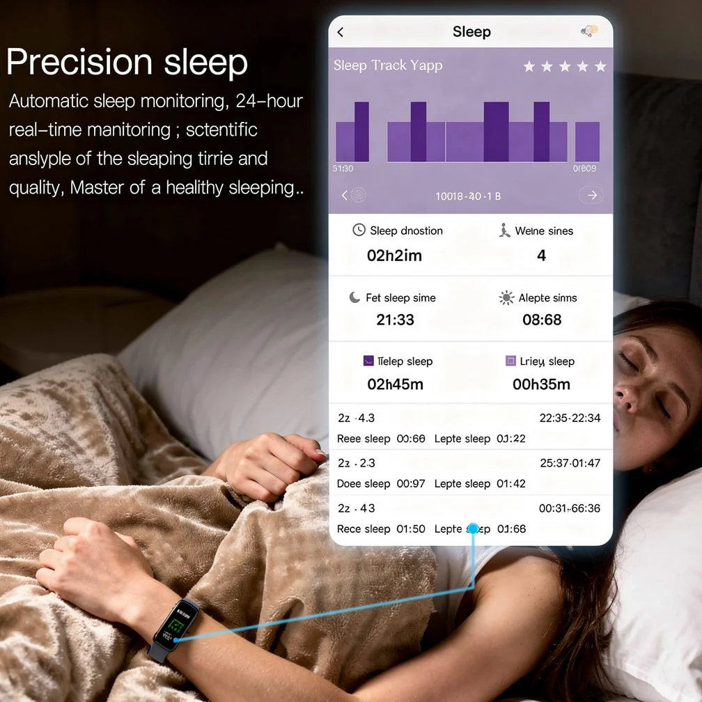Pedometer Watch for Women & Men | ECG, Blood Pressure & Sleep Tracking | Vitaro - Image 11
