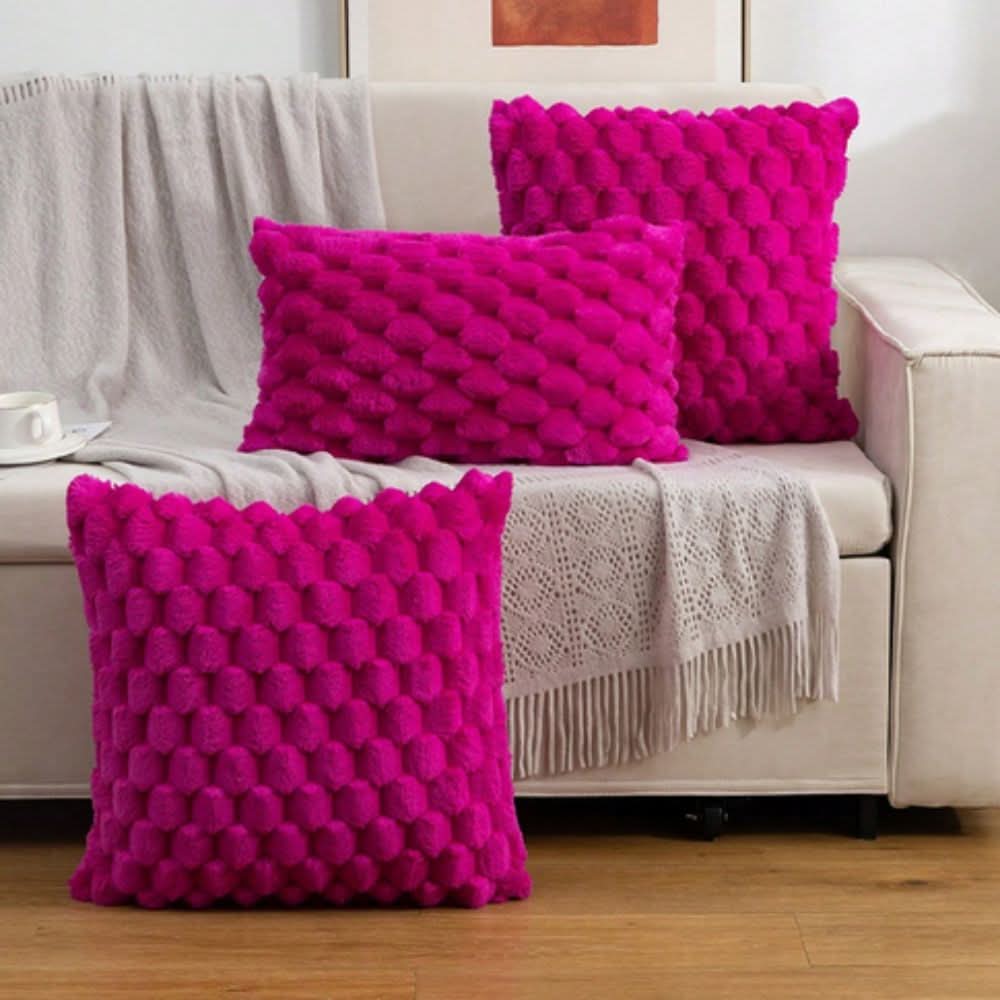 Pillow Cover | Cozy Texture Upgrade | 3D Plush Bubble Cushion Case | PlushNest - Image 16