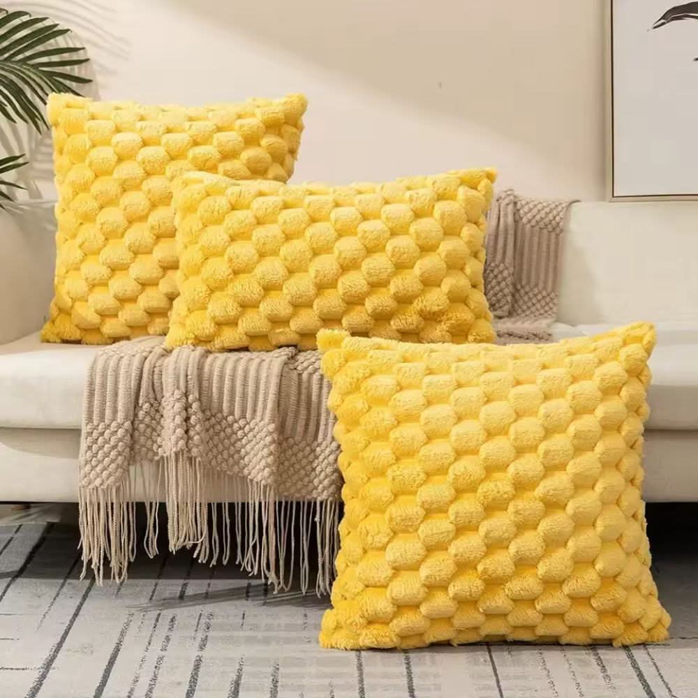 Pillow Cover | Cozy Texture Upgrade | 3D Plush Bubble Cushion Case | PlushNest - Image 9
