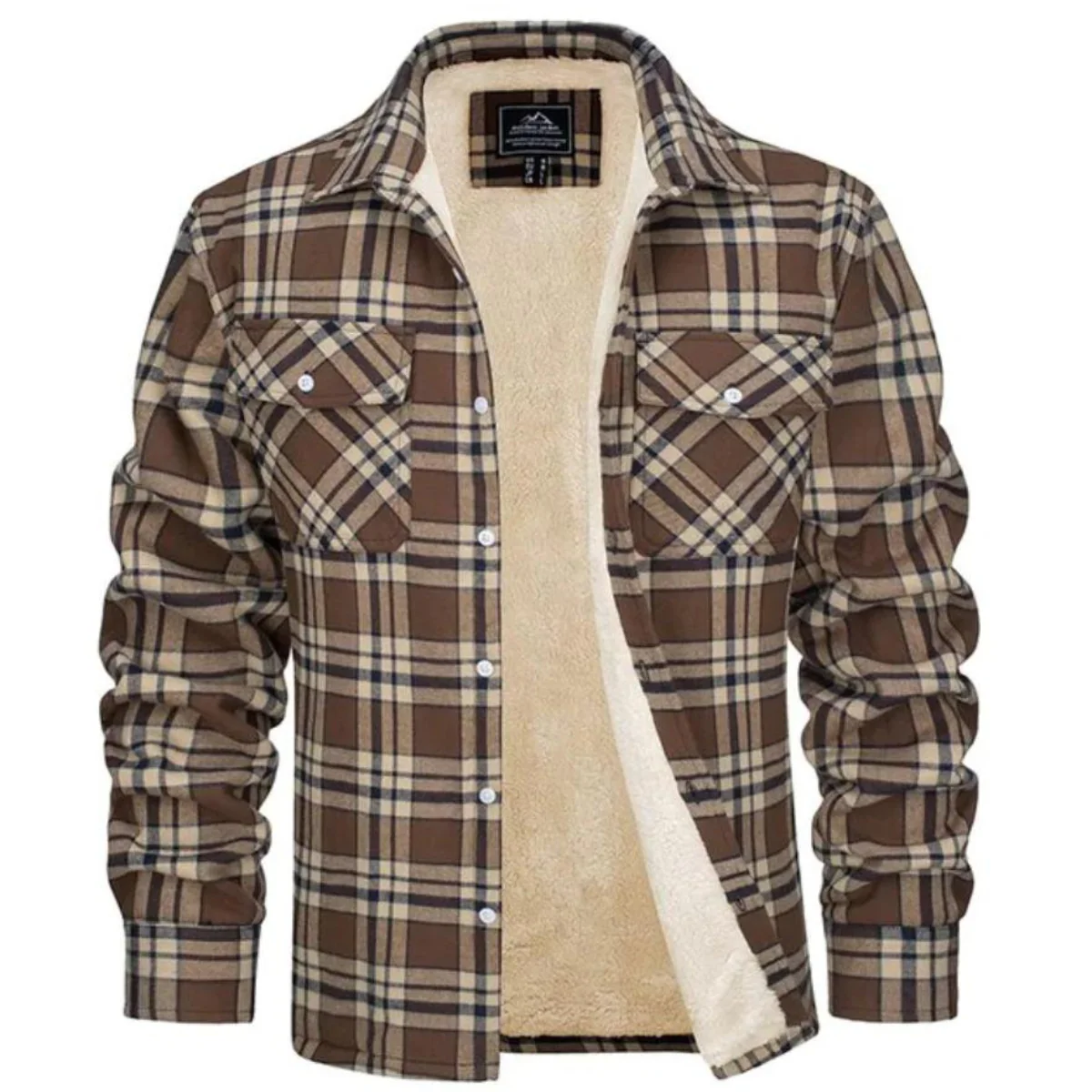 Plaid Shirt Jacket | Button Up Jacket | Warm Layered Comfort - Image 5