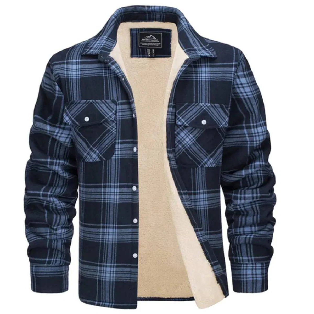 Plaid Shirt Jacket | Button Up Jacket | Warm Layered Comfort - Image 6