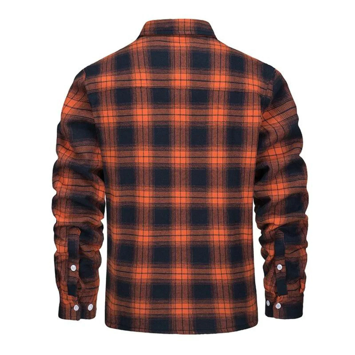 Plaid Shirt Jacket | Button Up Jacket | Warm Layered Comfort - Image 8
