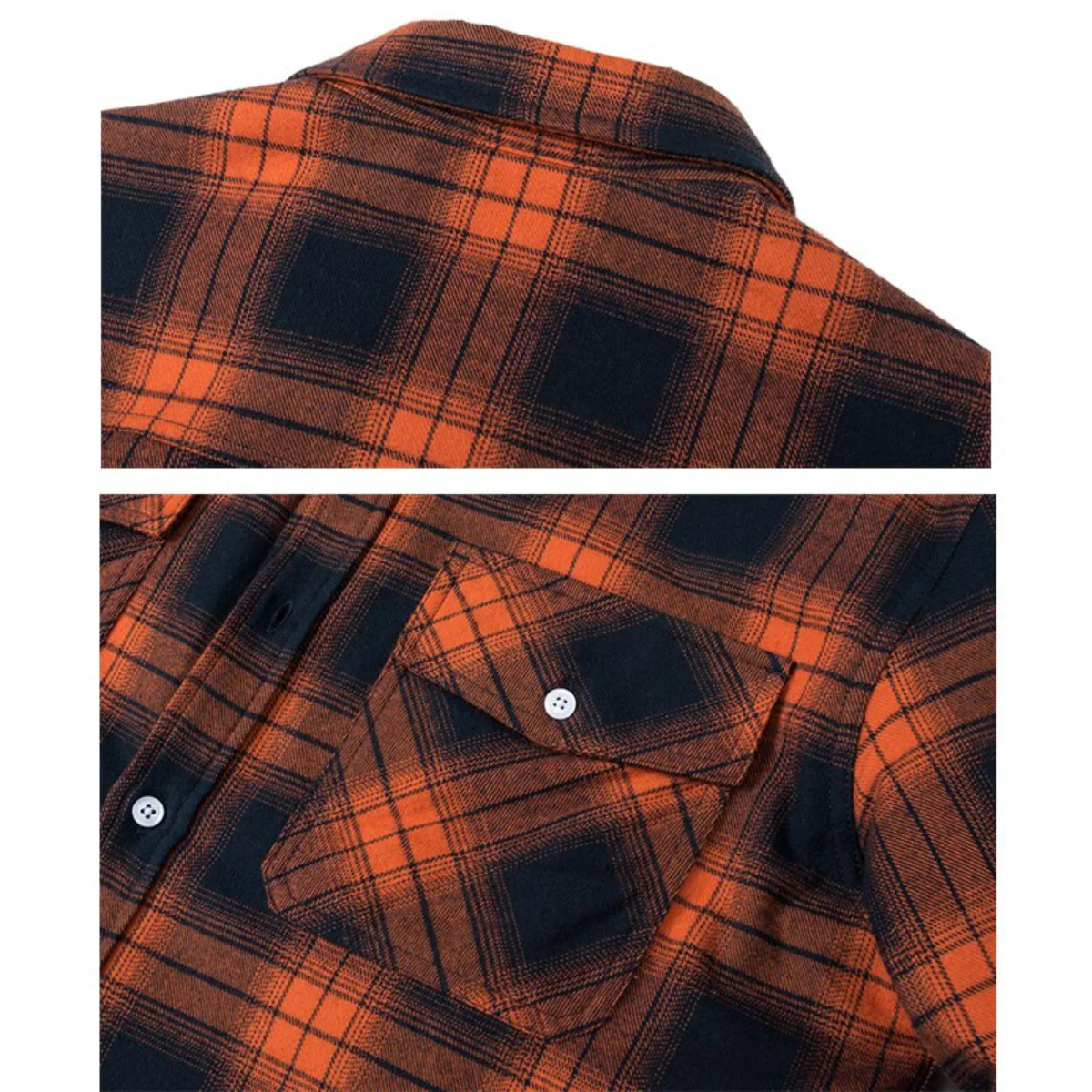 Plaid Shirt Jacket | Button Up Jacket | Warm Layered Comfort - Image 9
