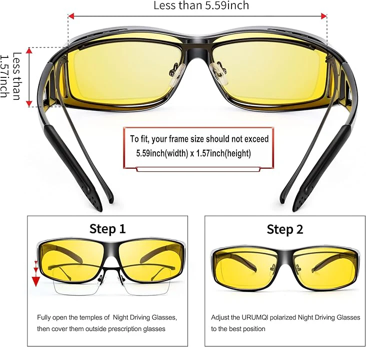 Polaroid Glass | Polarized Night Driving Glasses | Anti-Glare & Lightweight | NightDrive - Image 4