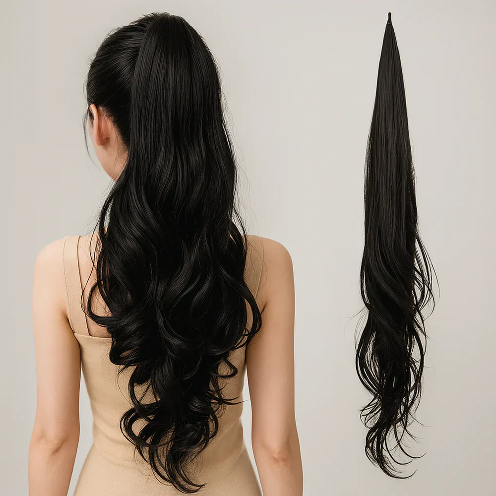 Ponytail Extension | Natural Look & Feel | Instant Length & Volume | Lisa - Image 6