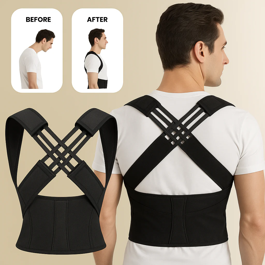 Posture Corrector | Back & Shoulder Support | Ergonomic Fit | Cerviless Pro - Image 2