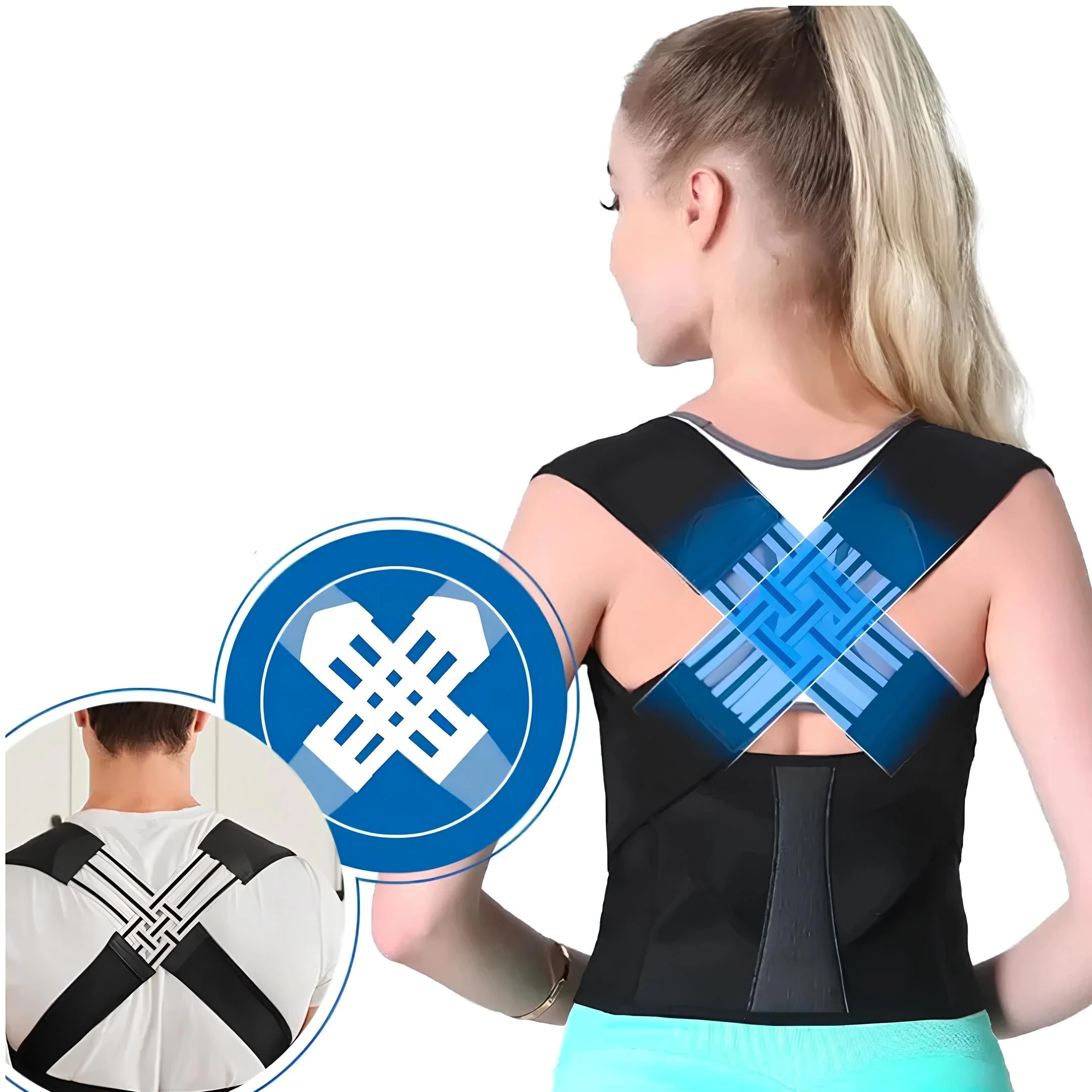 Posture Corrector | Back & Shoulder Support | Ergonomic Fit | Cerviless Pro - Image 3
