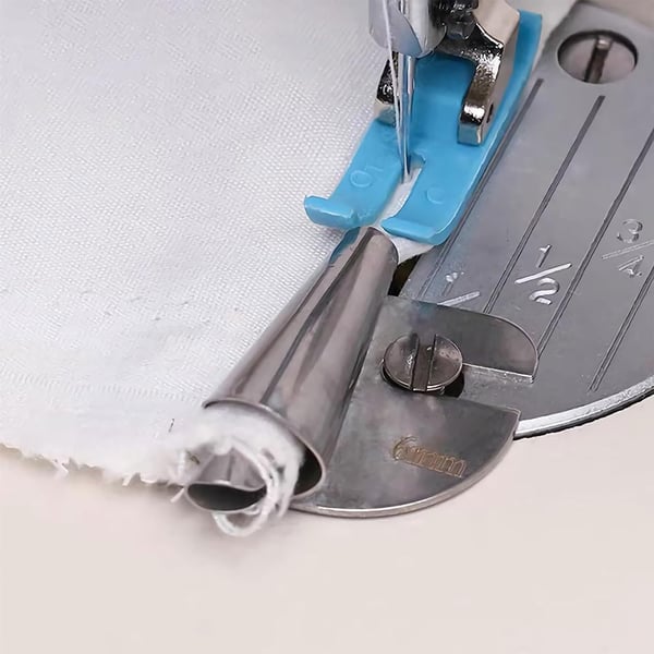 Precision Edge Stitcher | Multi-Size Stainless Steel Rolled Hemmer Foot for Sewing Machines | HemMaster - Image 8