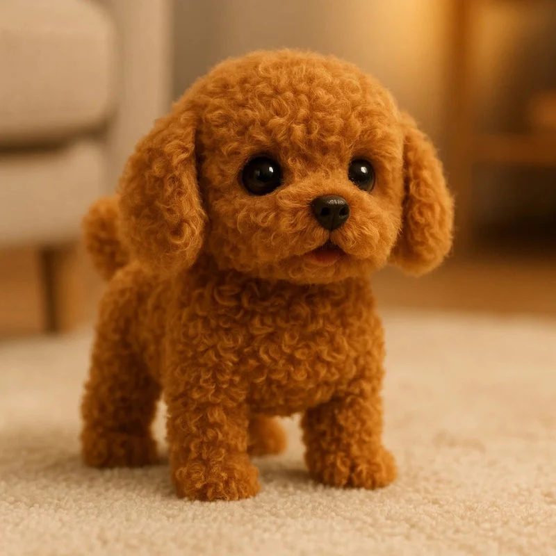 Puppy Plush Toy | Realistic Walking Action | Plush Barking Puppy | Pupora - Image 3