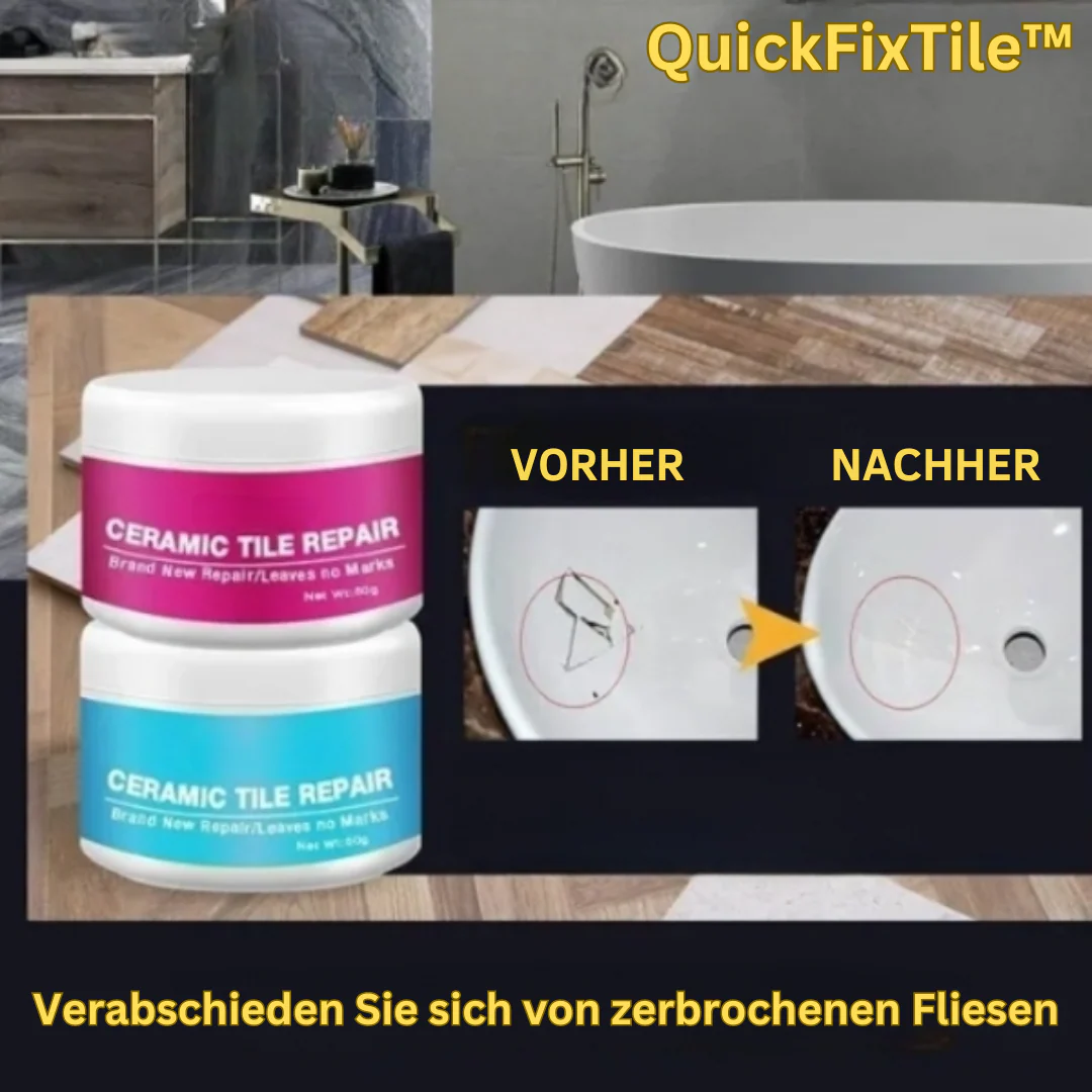 1+1 FREE | QuickFixTile™ Effortless Repairs for Perfect, Like-New Surfaces Every Time