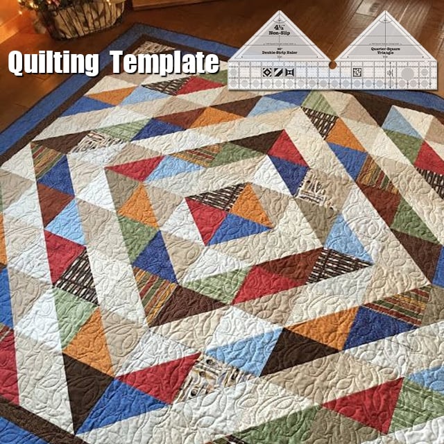 Quilting Ruler | 90° Double Strip Design | Accurate Cutting | Beginner Friendly Tool | QuiltPro - Image 10