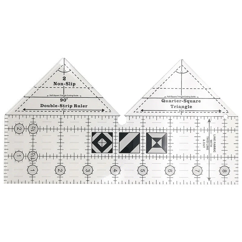 Quilting Ruler | 90° Double Strip Design | Accurate Cutting | Beginner Friendly Tool | QuiltPro - Image 14