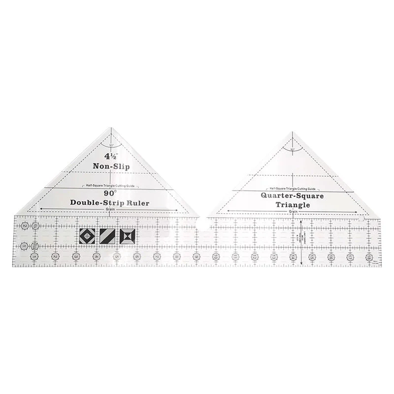 Quilting Ruler | 90° Double Strip Design | Accurate Cutting | Beginner Friendly Tool | QuiltPro - Image 16