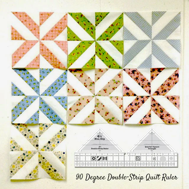 Quilting Ruler | 90° Double Strip Design | Accurate Cutting | Beginner Friendly Tool | QuiltPro - Image 6