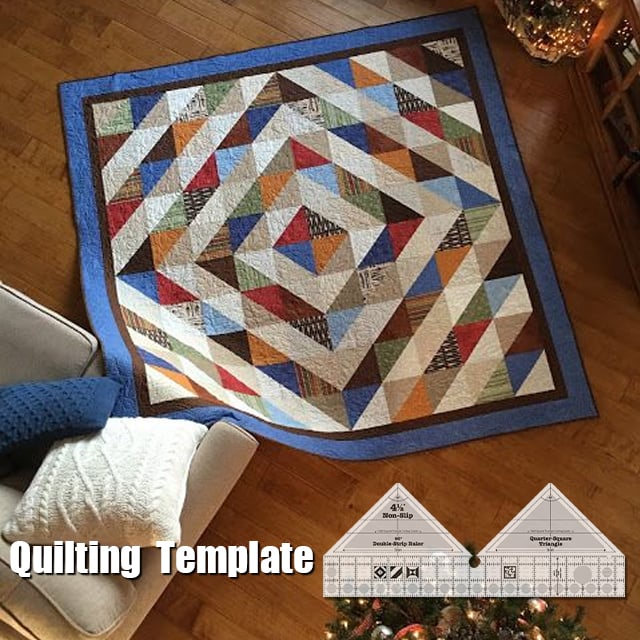 Quilting Ruler | 90° Double Strip Design | Accurate Cutting | Beginner Friendly Tool | QuiltPro - Image 9