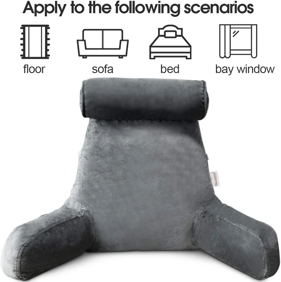 Reading Bed Pillow | Adjustable Neck Support | Armrest Backrest Comfort | CozyRest - Image 3