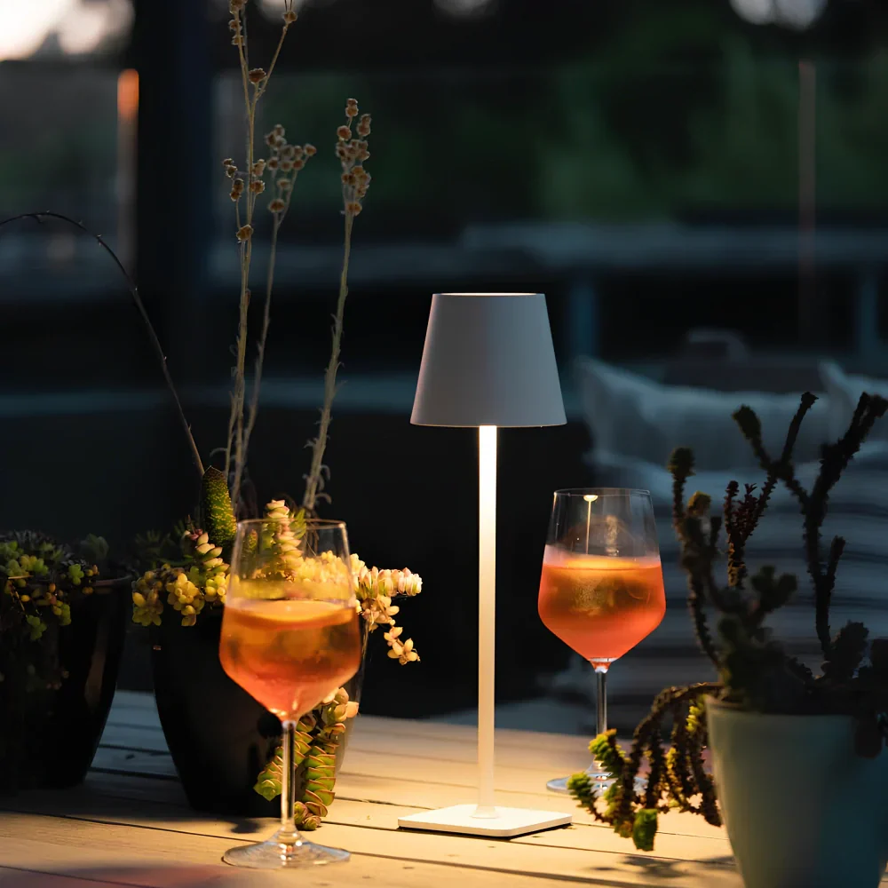 Rechargeable Tall Table Lamp | Wireless Ambient Lighting | Touch-Dimmable LED | LumaTouch - Image 18