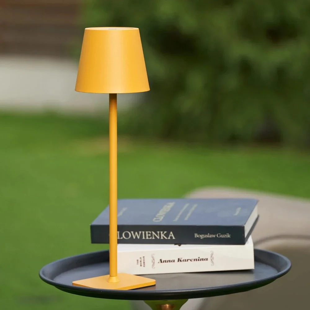 Rechargeable Tall Table Lamp | Wireless Ambient Lighting | Touch-Dimmable LED | LumaTouch - Image 9