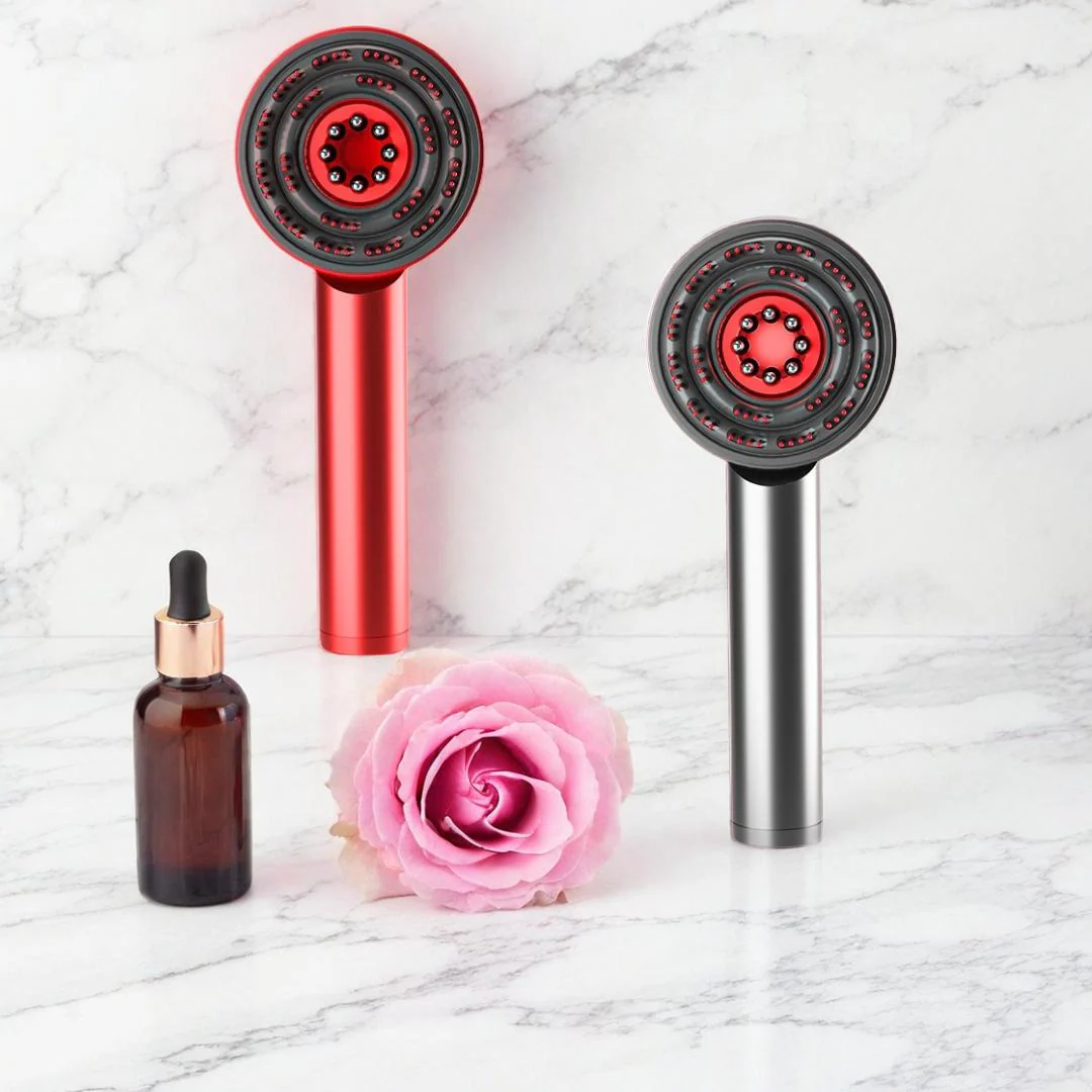 Red Light Hair Brush | LED Scalp Stimulation | Daily Breakage Support | LuxoraBoost - Image 6