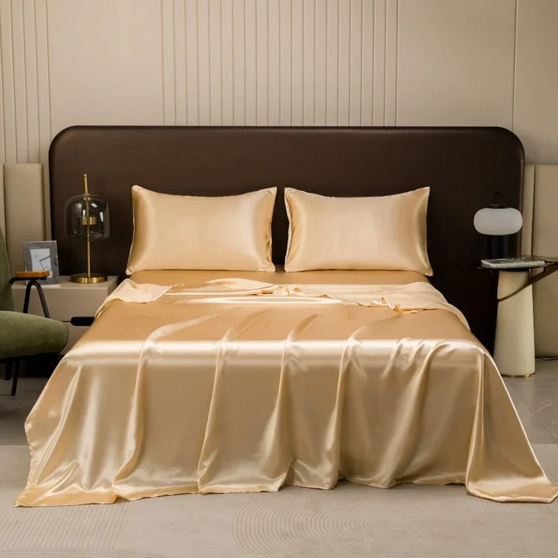 Satin bedding set | Cool, lightweight surface| Deep pockets for mattresses | AirSatin - Image 4