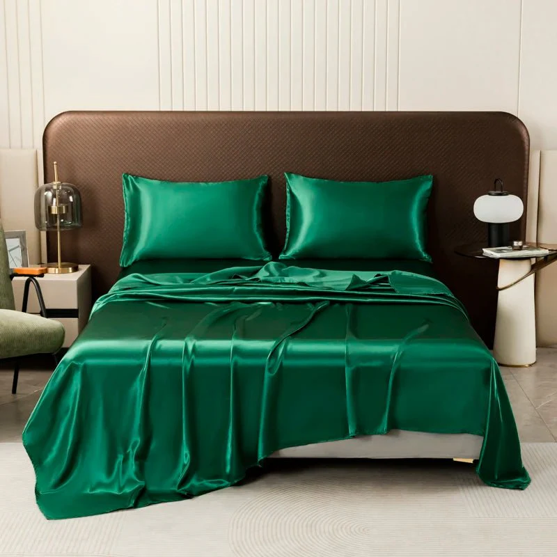 Satin bedding set | Cool, lightweight surface| Deep pockets for mattresses | AirSatin - Image 5