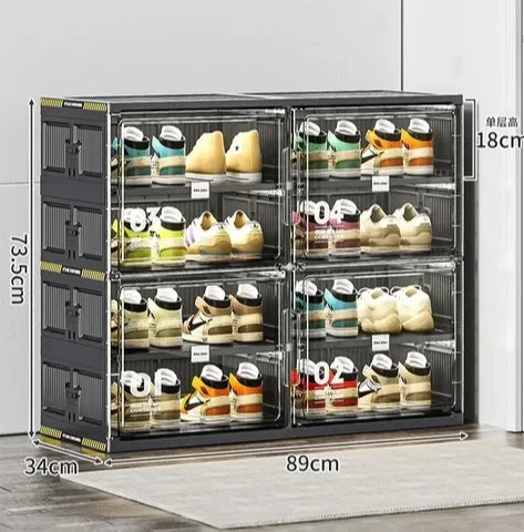 Shoe Stacker | Stackable Transparent Organizer Boxes | StackNest - Image 7