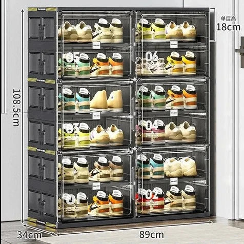 Shoe Stacker | Stackable Transparent Organizer Boxes | StackNest - Image 8