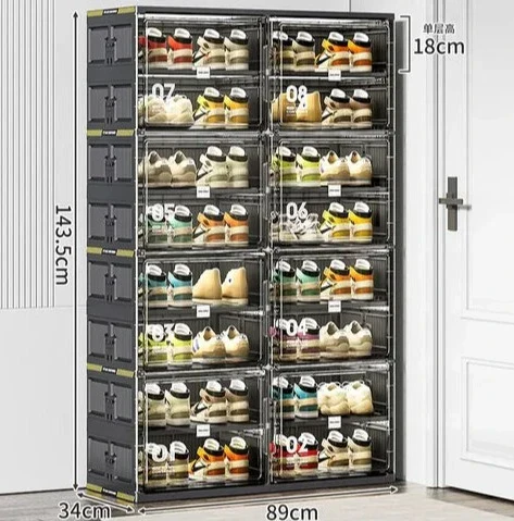 Shoe Stacker | Stackable Transparent Organizer Boxes | StackNest - Image 9