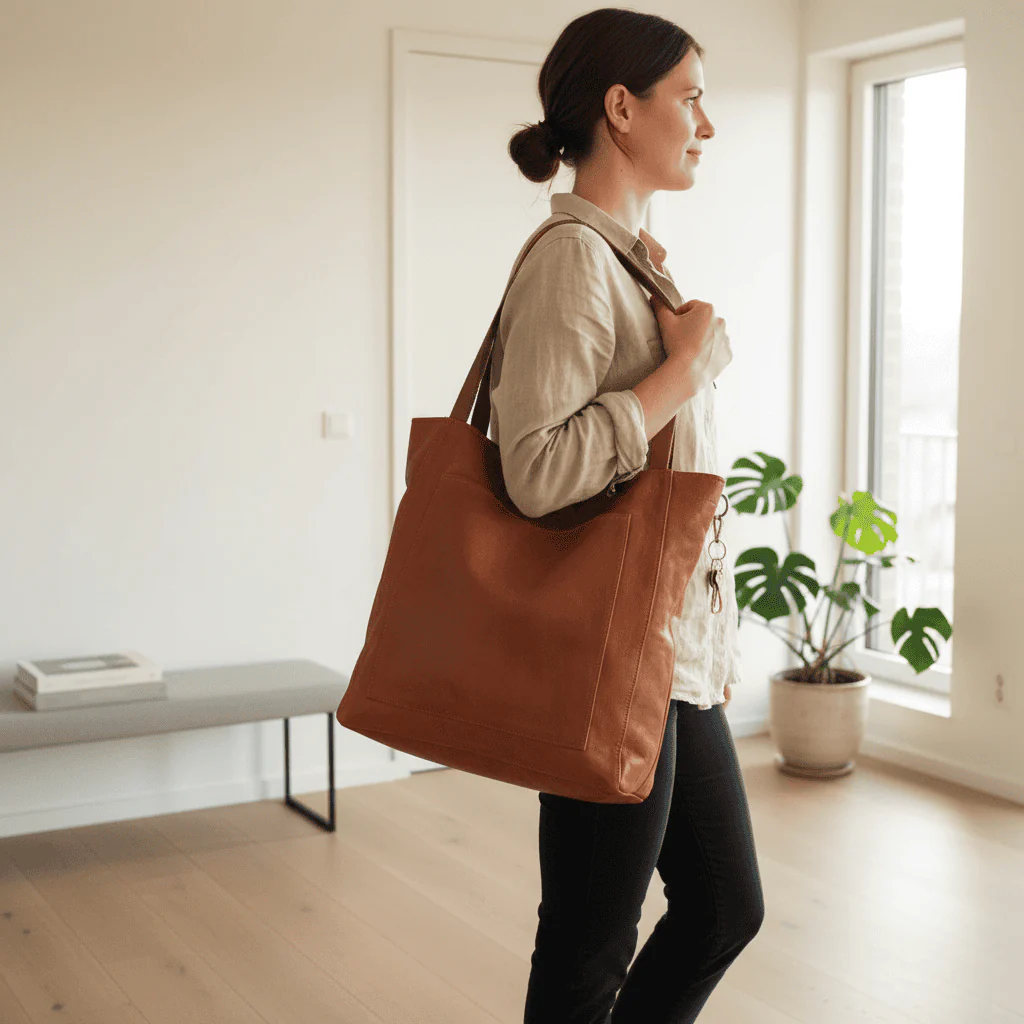 Shoulder Bag | Soft Durable Carry | Organized Inner Pockets | CARMÉ - Image 3