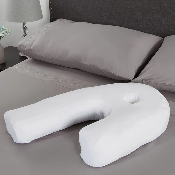 Side Sleeper Pillow | Ear Pressure Relief | Ear Hole | SleepHaven - Image 3