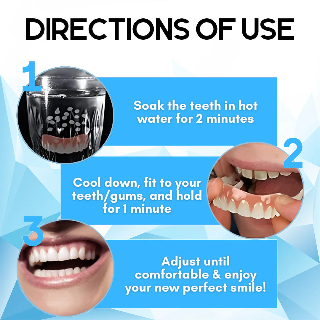 Silicone Reline Denture Set | Secure Denture Fit | BrightFit Veneer - Image 8