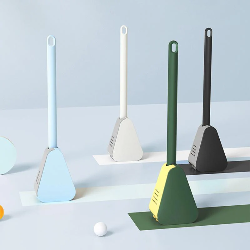 Silicone Toilet Brush | Triangle Head | Flexible TPR Bristles | Wall Mounted | Silicone Toilet Brush - Image 12
