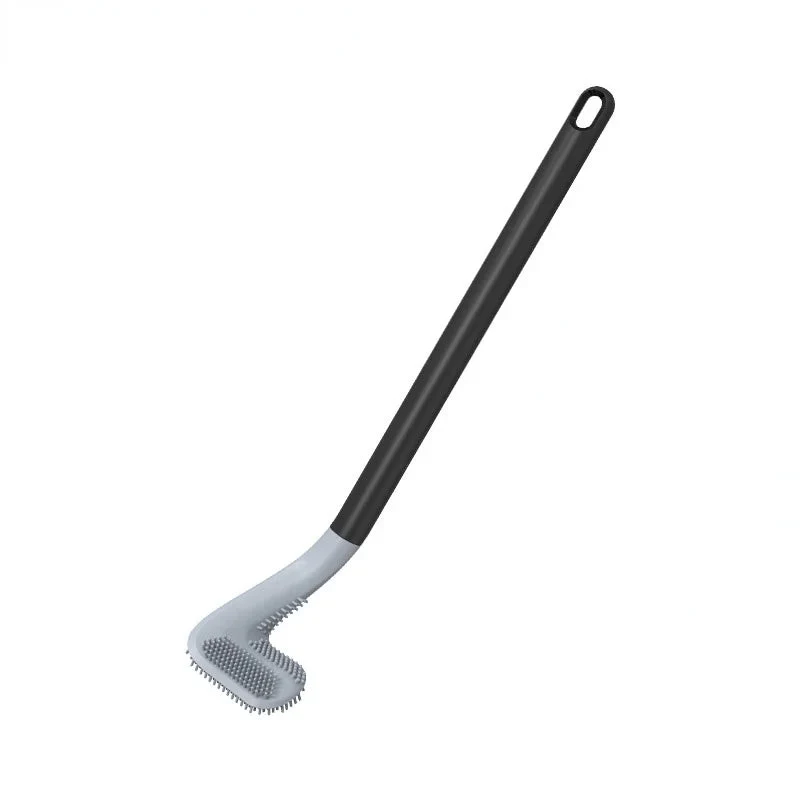 Silicone Toilet Brush | Triangle Head | Flexible TPR Bristles | Wall Mounted | Silicone Toilet Brush - Image 15