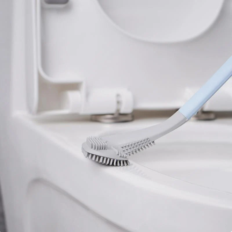 Silicone Toilet Brush | Triangle Head | Flexible TPR Bristles | Wall Mounted | Silicone Toilet Brush - Image 7