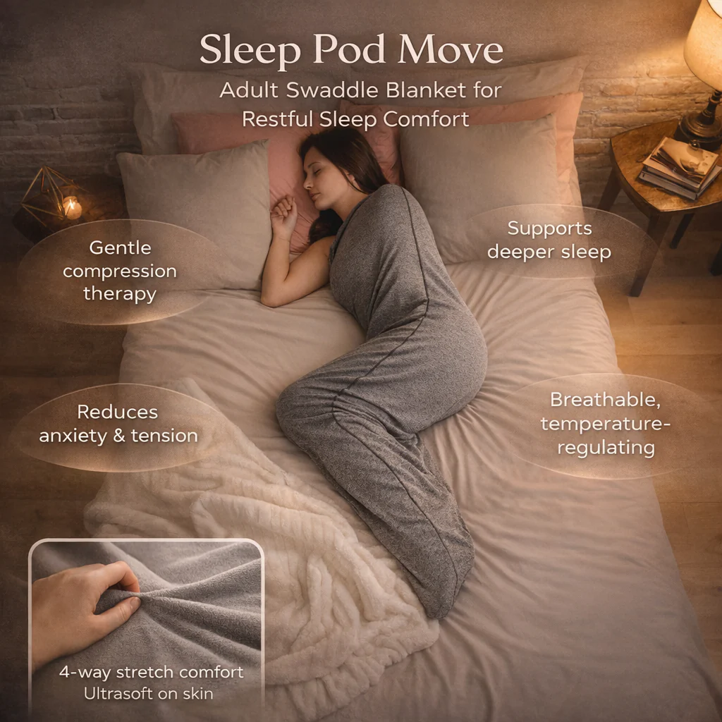 Sleep Pod Blanket | Deep Sleep Comfort | Gentle Compression Design | Snoozora - Image 2