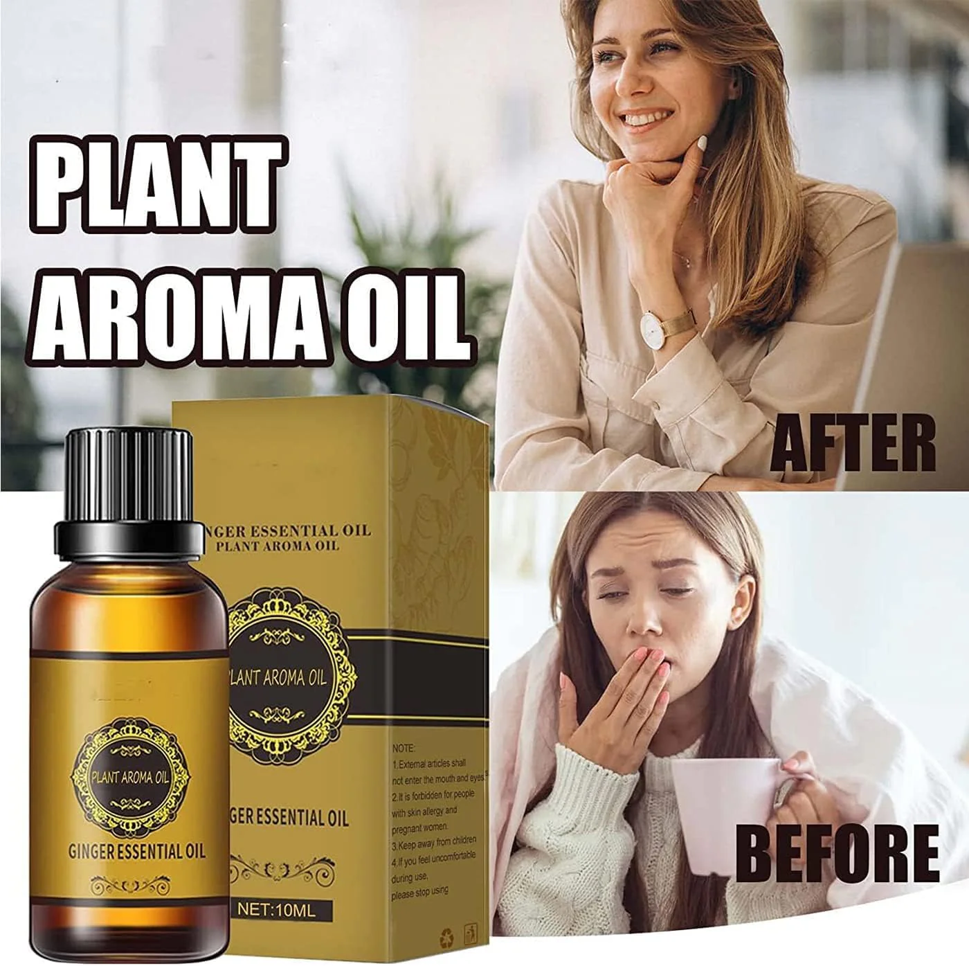 1+1 Free | Slimzen™ Ginger Detox Oil - Image 3