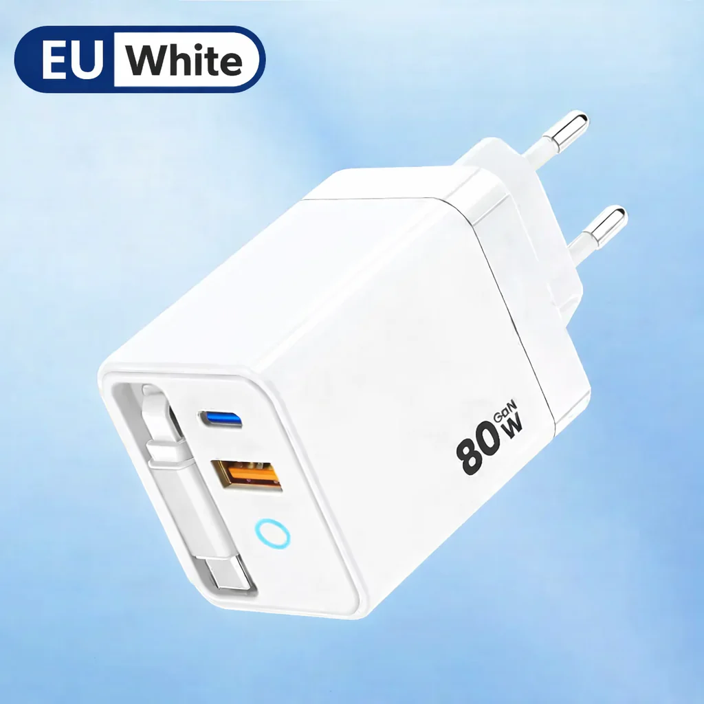 Smart Turbo Charger for Multiple Devices | GaN Fast Charging Wall Adapter | TurboCharge - Image 2