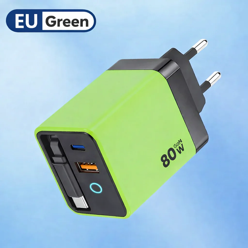 Smart Turbo Charger for Multiple Devices | GaN Fast Charging Wall Adapter | TurboCharge - Image 3