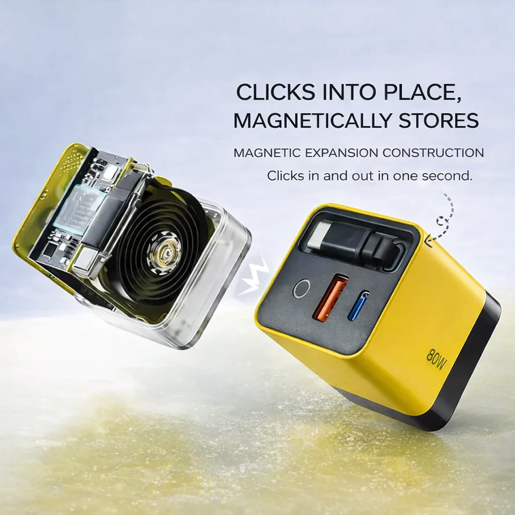 Smart Turbo Charger for Multiple Devices | GaN Fast Charging Wall Adapter | TurboCharge - Image 8