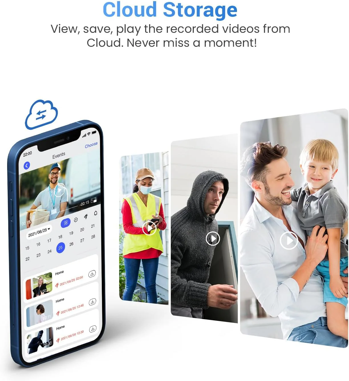Smart Video Doorbell | Wireless Doorbell Camera | AI Security Monitoring | HomeWatch - Image 5
