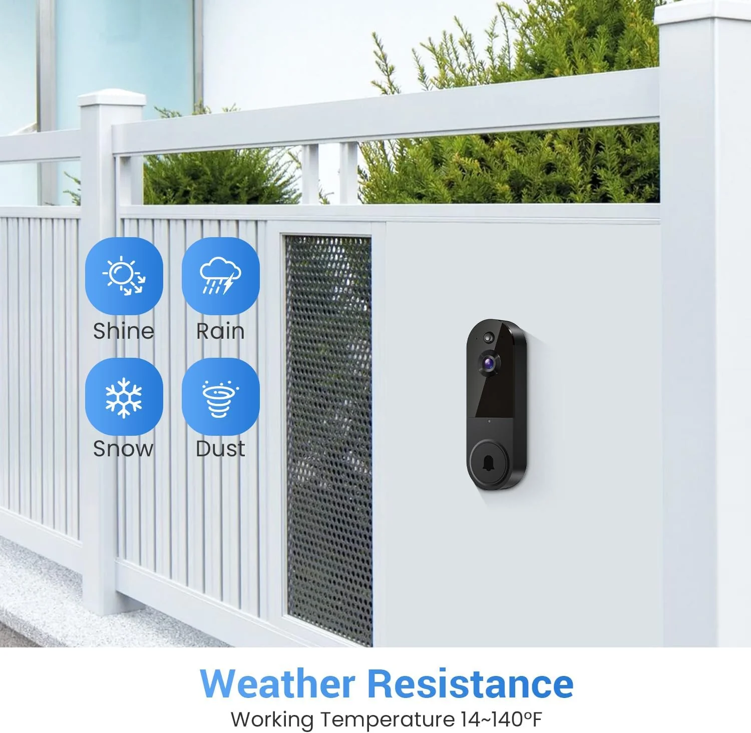 Smart Video Doorbell | Wireless Doorbell Camera | AI Security Monitoring | HomeWatch - Image 8