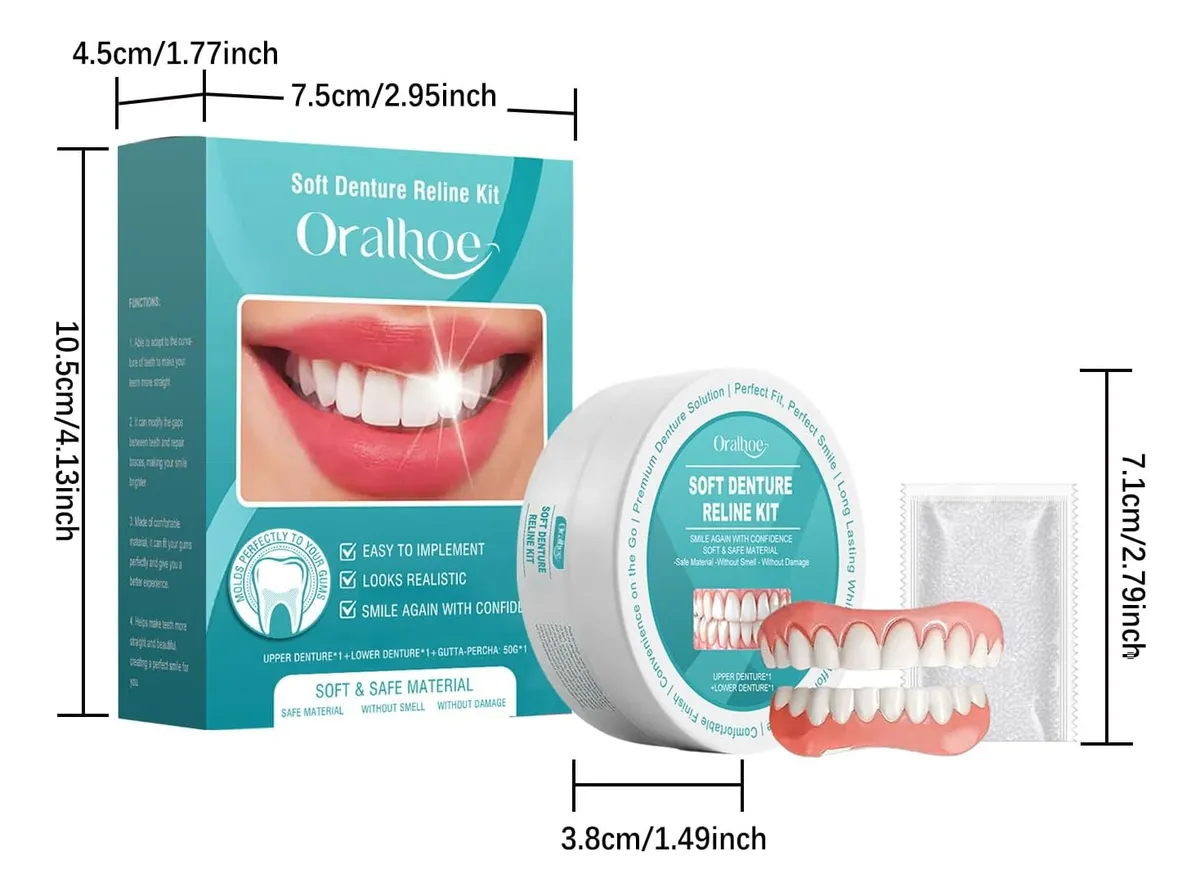 SmileGuard™ Silicone Prosthesis Set – Smile Confidently All Day Without Slipping or Pain - Image 8