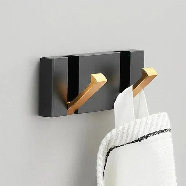 Space-Saving Wall Hook Organization | Foldable Aluminum Hook Rail | FlexiHook
