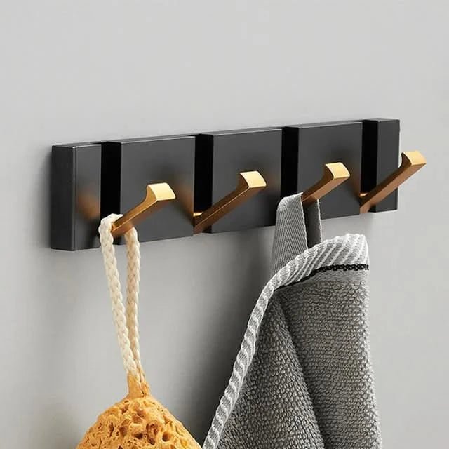 Space-Saving Wall Hook Organization | Foldable Aluminum Hook Rail | FlexiHook - Image 3